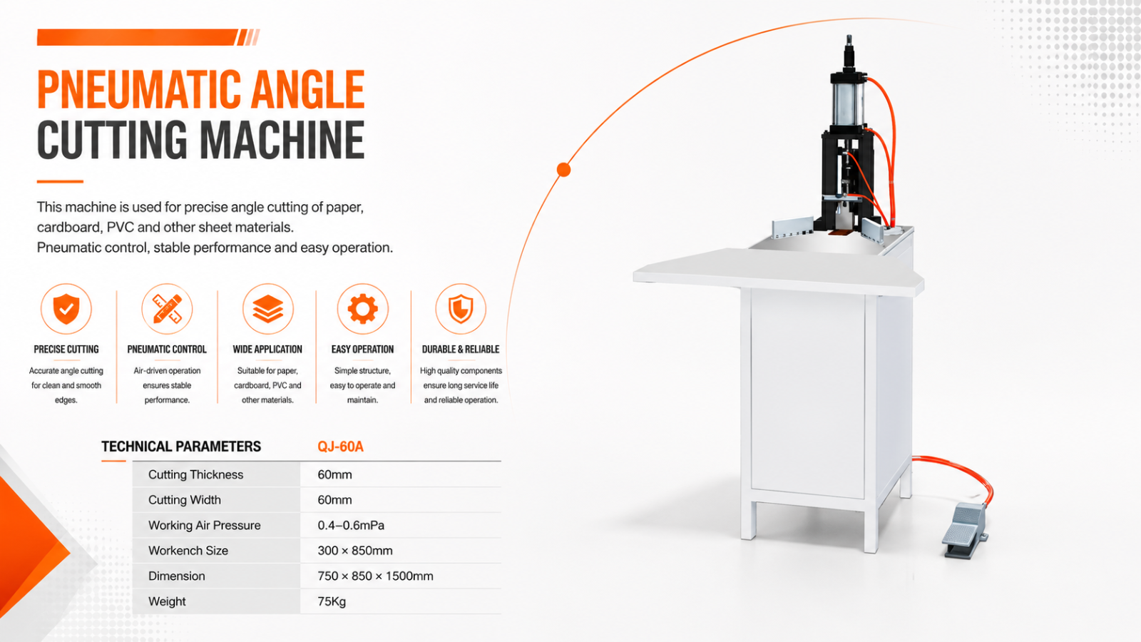 Pneumatic Angle Cutting Machine