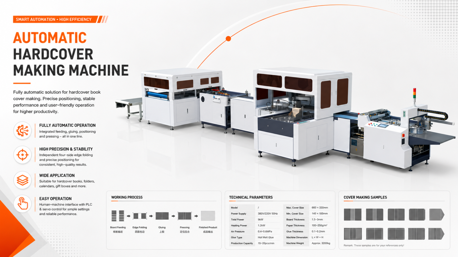Automatic Hardcover Making Machine