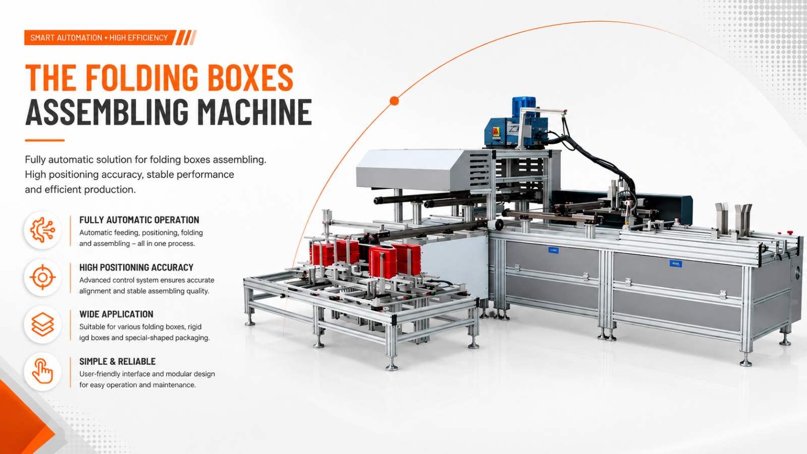 The Folding Boxes Assembling Machine
