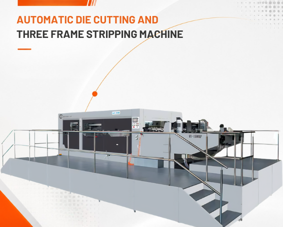 Automatic Die Cutting and Three Frames Stripping Machine