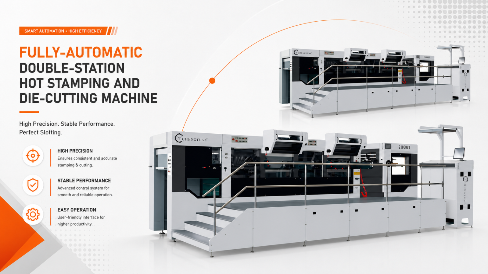 Fully Automatic Double Station Hot Stamping and Die-cutting Machine
